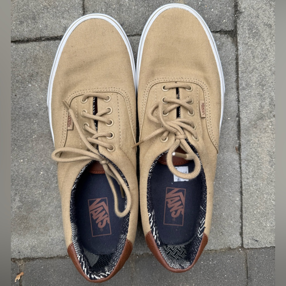 Vans Men's Tan and Brown Sneakers **Never worn!